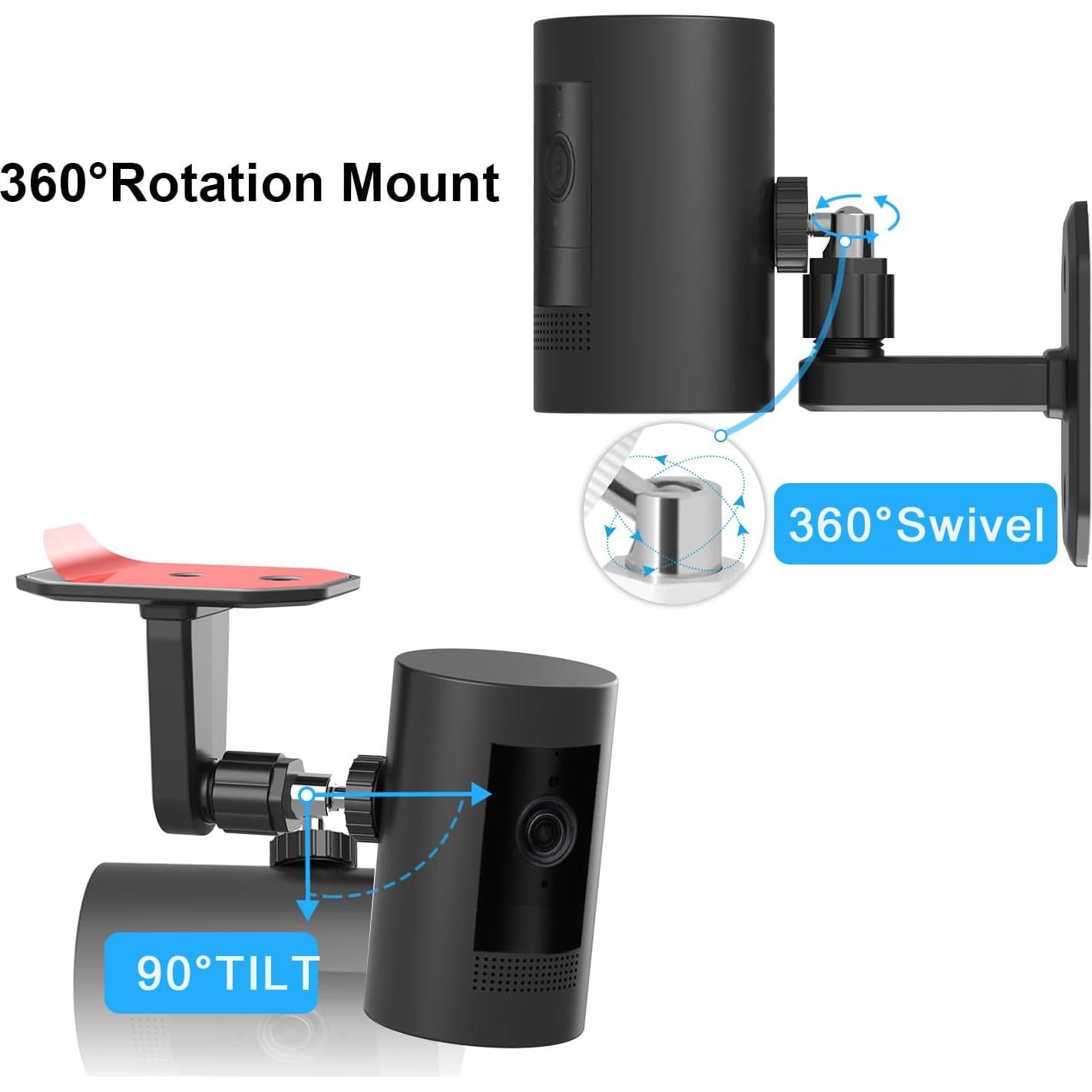 Soporte de Pared Ajustable BFYTN para Cámaras Ring - 2 Paquetes