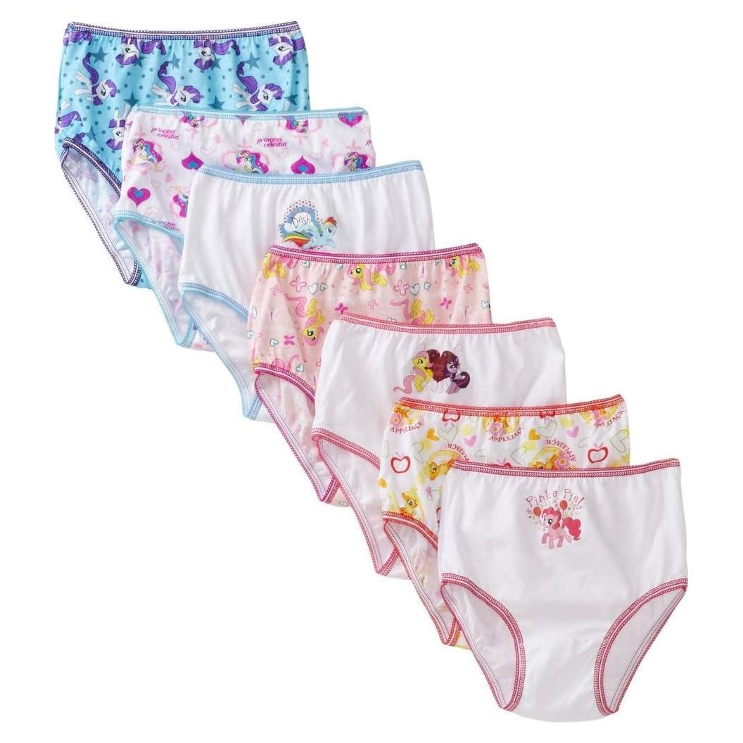 Bragas para Niñas My Little Pony 100% Algodón Paquete 7