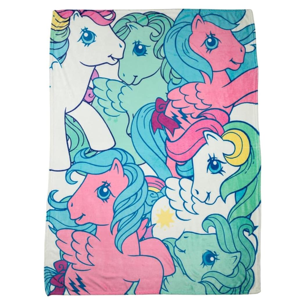 Manta My Little Pony Franco 116x152 cm Suave y Colorida
