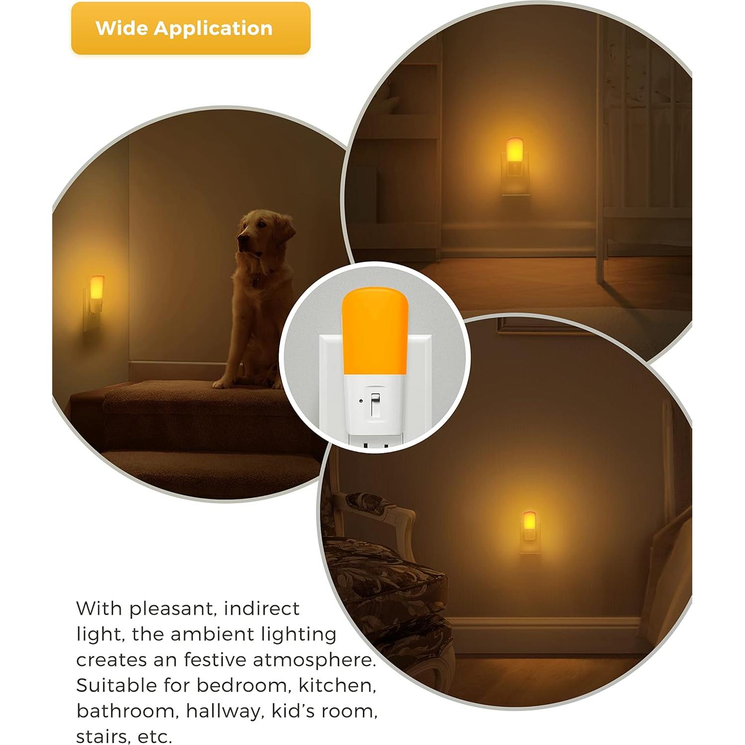 Luz Nocturna Ámbar Regulable LOHAS 2 Pack con Sensor