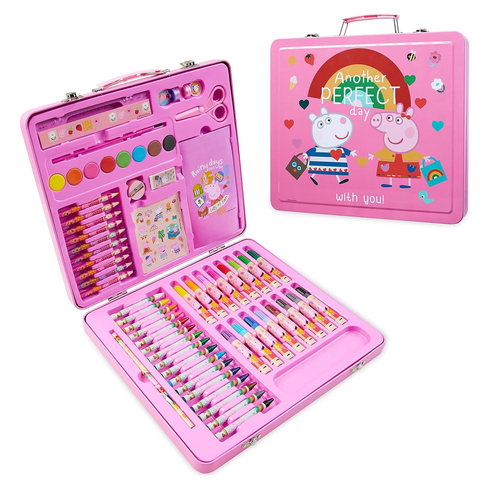 Kit de Dibujo Peppa Pig 24 Lápices de Colores para Niños