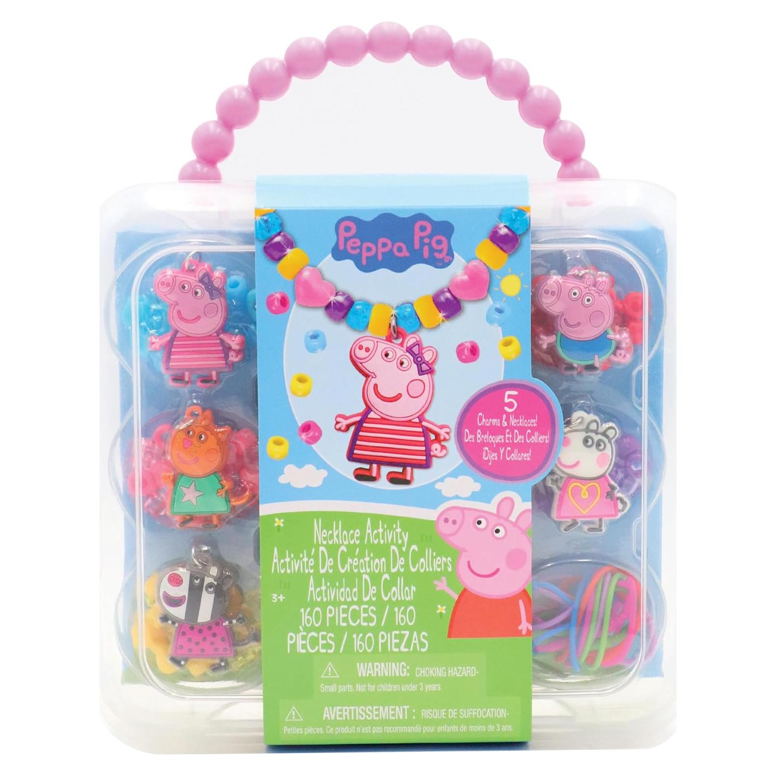 Kit de Collares Peppa Pig Tara Toys 5 charms y 150 cuentas