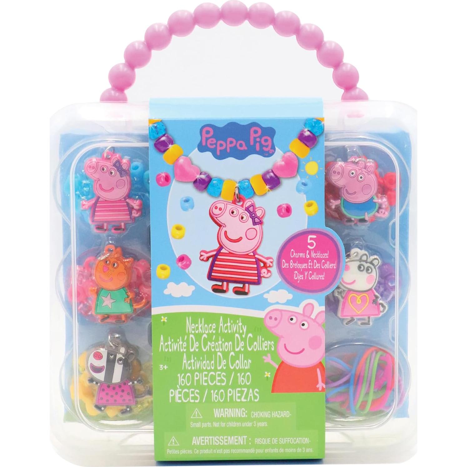 Kit de Collares Peppa Pig Tara Toys 5 charms y 150 cuentas