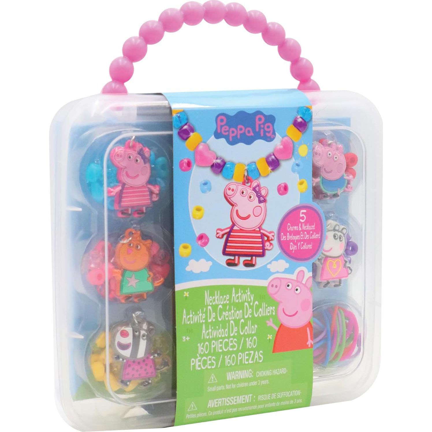 Kit de Collares Peppa Pig Tara Toys 5 charms y 150 cuentas