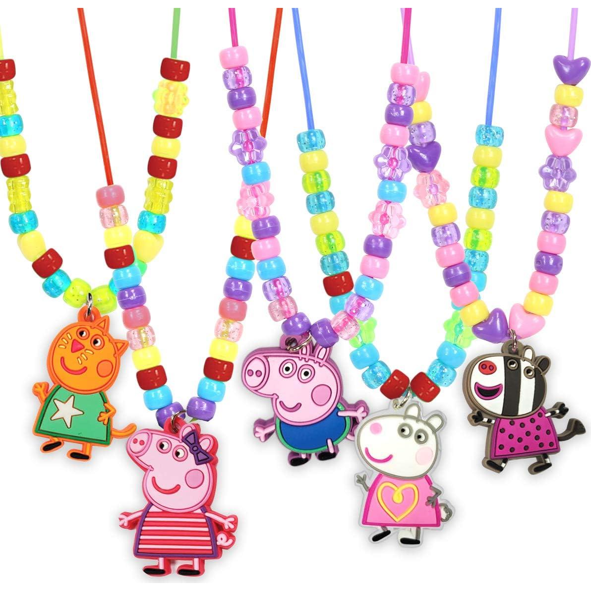 Kit de Collares Peppa Pig Tara Toys 5 charms y 150 cuentas