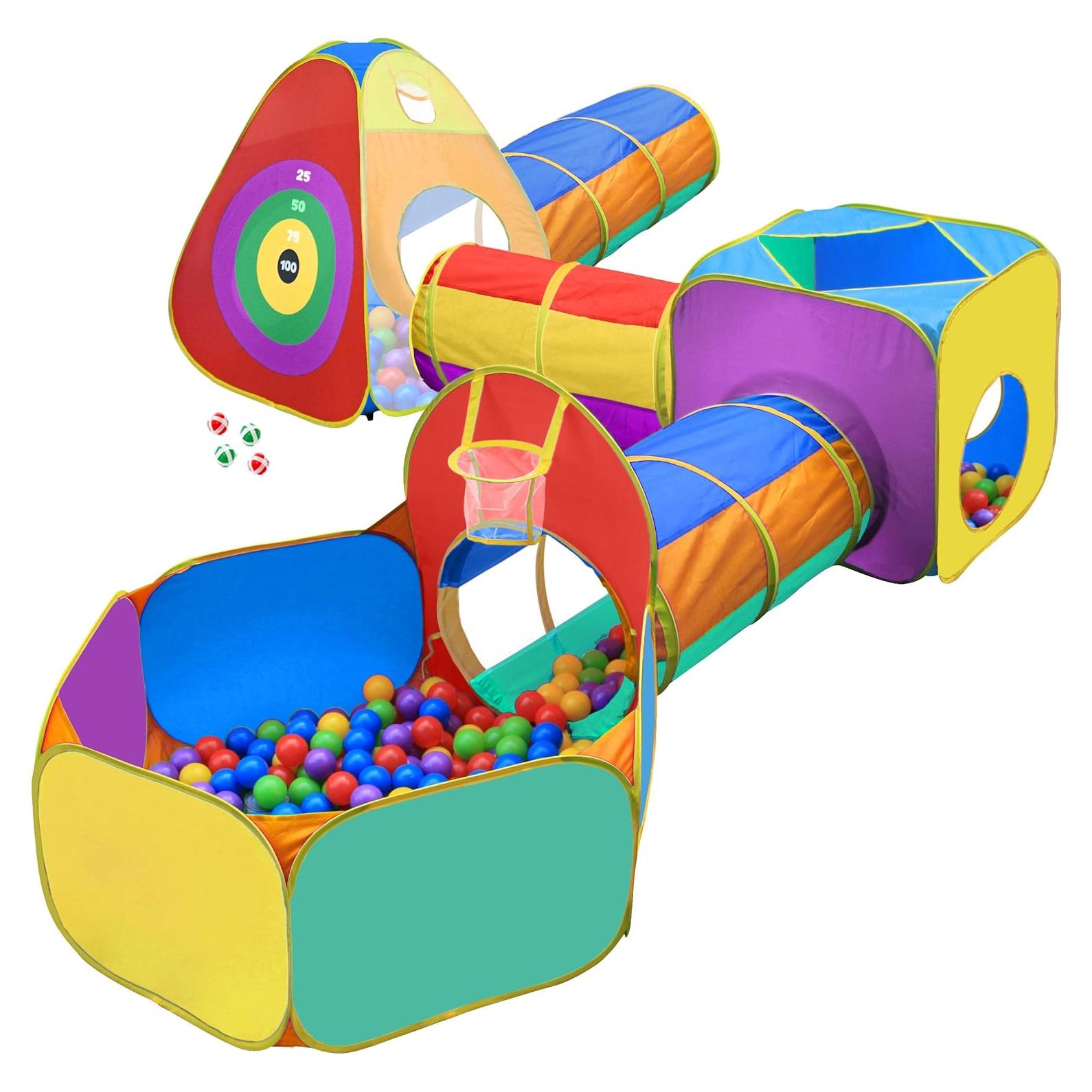 Conjunto de Piscina de Pelotas Hide-n-Side con Túneles 40.6x35.6cm