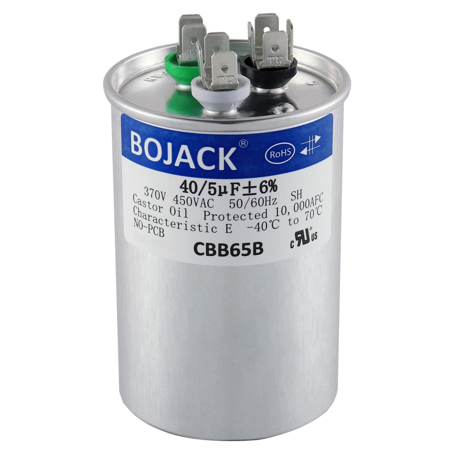 Capacitor de arranque BOJACK CBB65 40+5uF 370V/440V