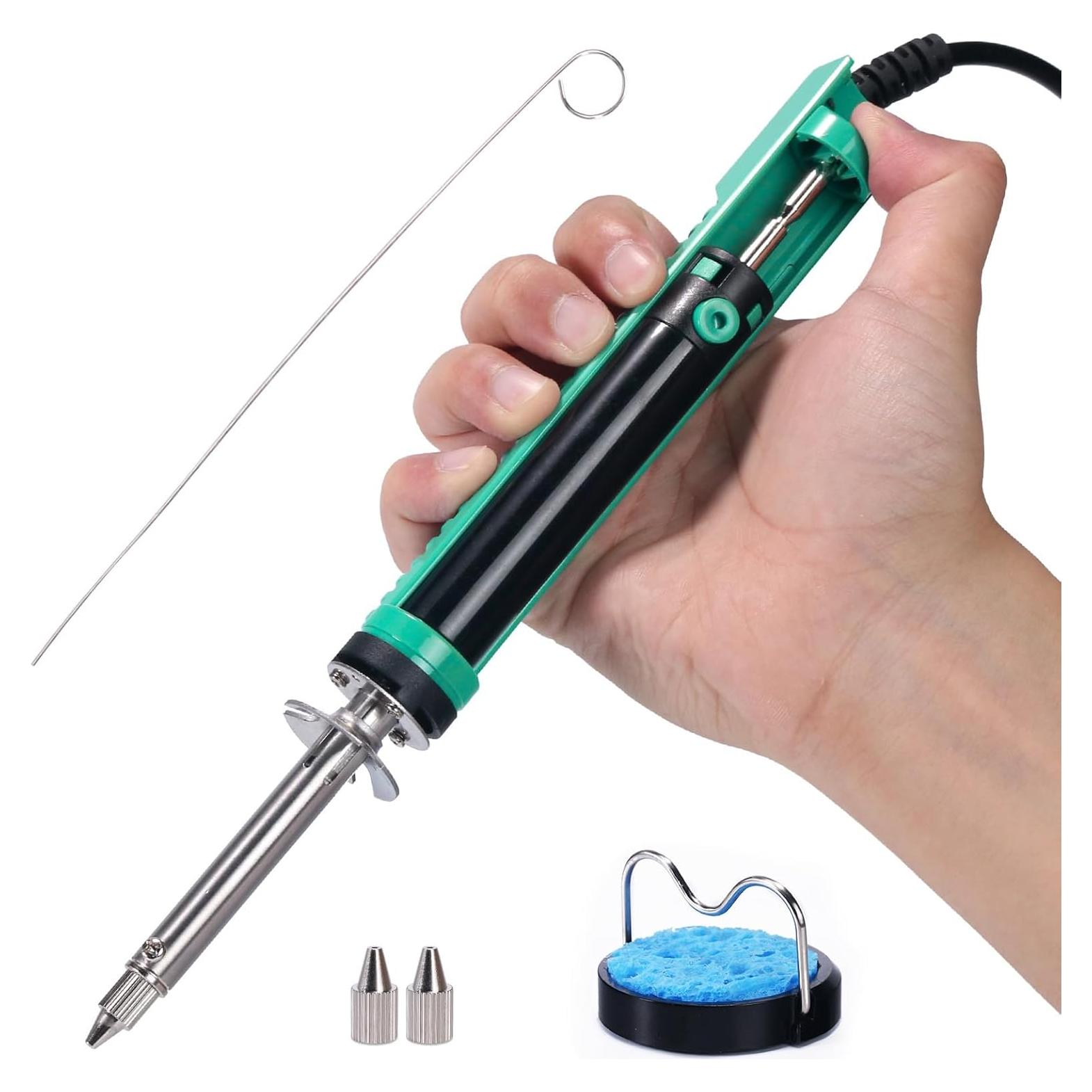 Hierro de Desoldadura YIHUA 929D-V Eléctrico con Boquillas 1.0mm y 1.2mm