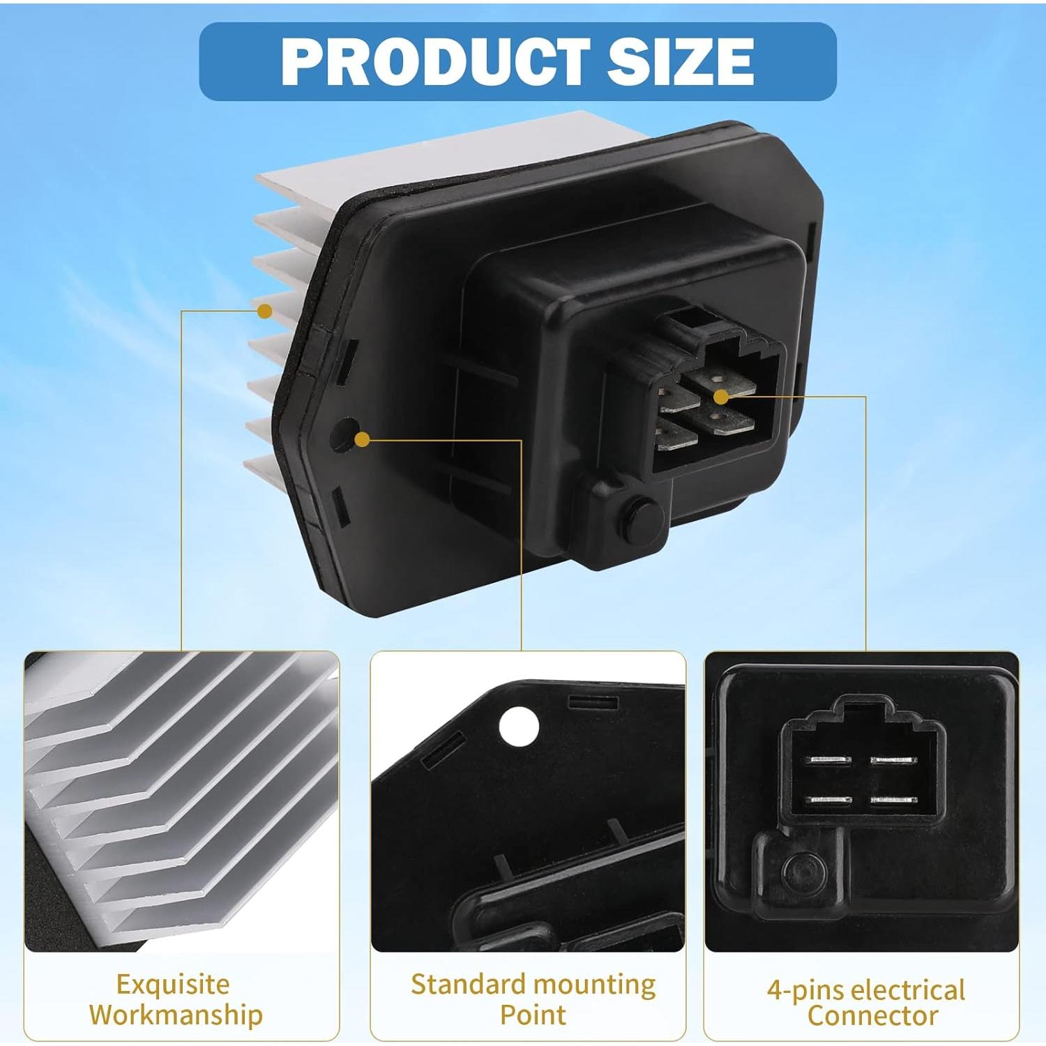 Resistor de Motor de Ventilador HVAC Yikesai 79330-S5A-942