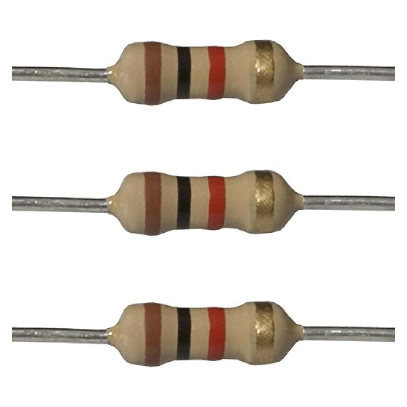 Resistencias E-Projects 1k Ohm 1/2W 5% (Paquete de 100)