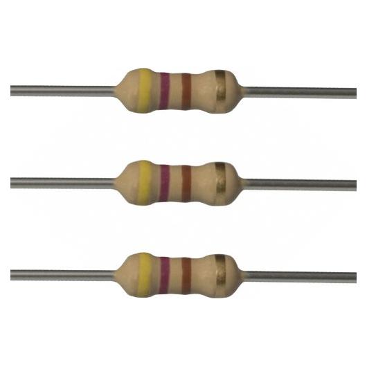 Resistencias E-Projects 470 Ohmios 1/2W 5% (Paquete de 10)