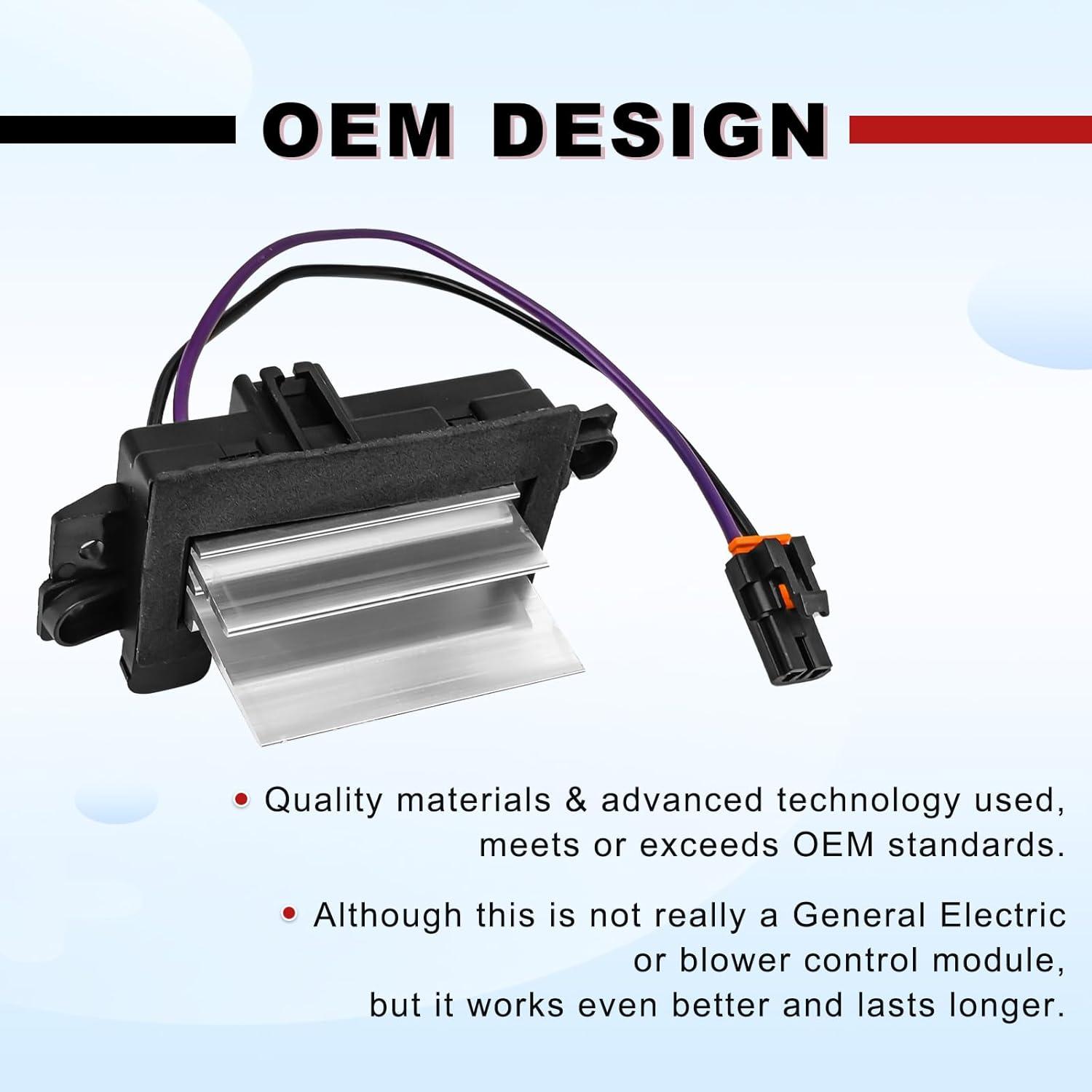 Resistor de Ventilador NOTISH para Chevy Silverado 2003-2006