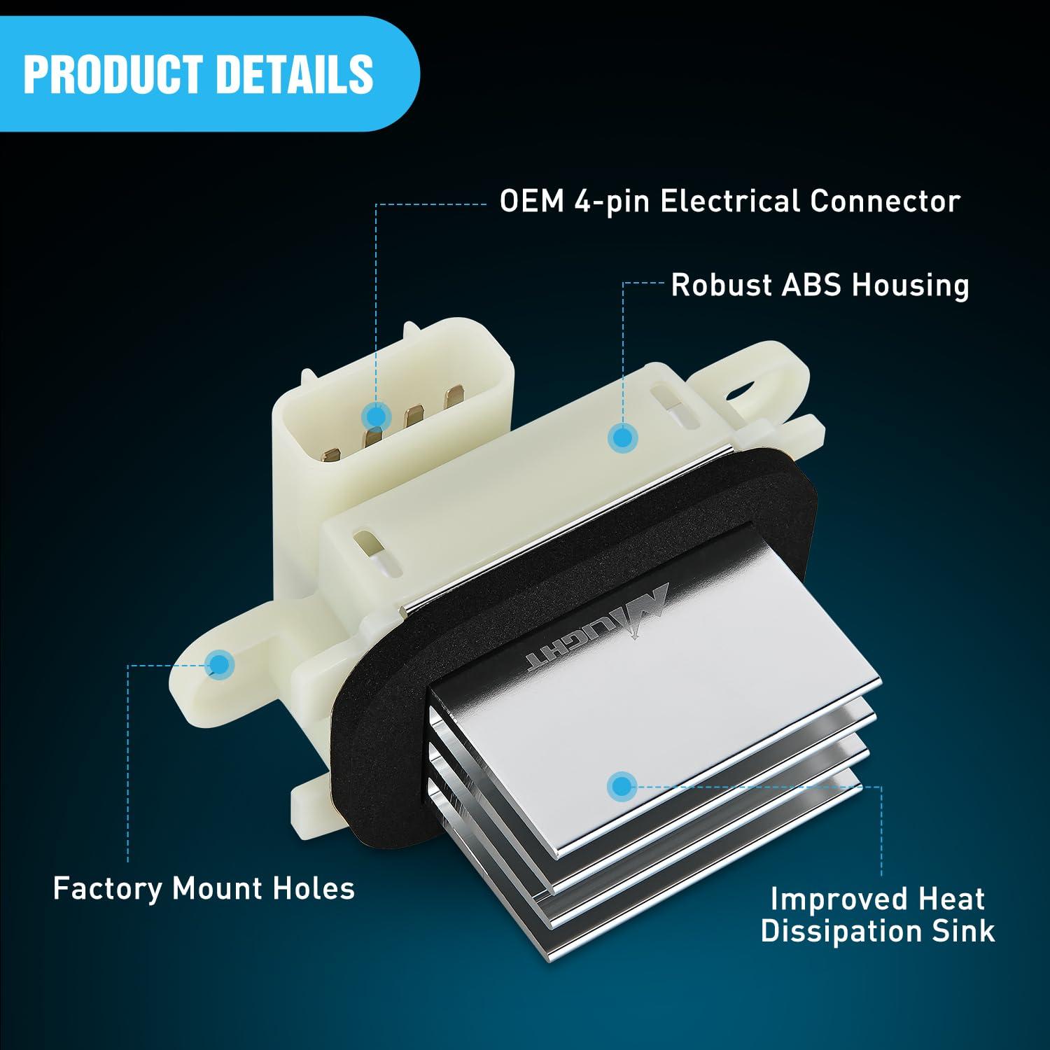 Resistor Motor Ventilador HVAC Nilight Ford F150 2009-2014