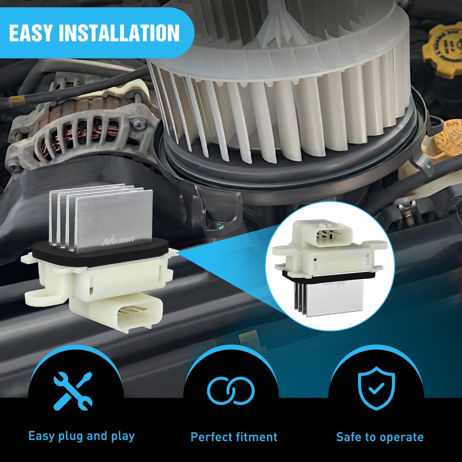 Resistor Motor Ventilador HVAC Nilight Ford F150 2009-2014