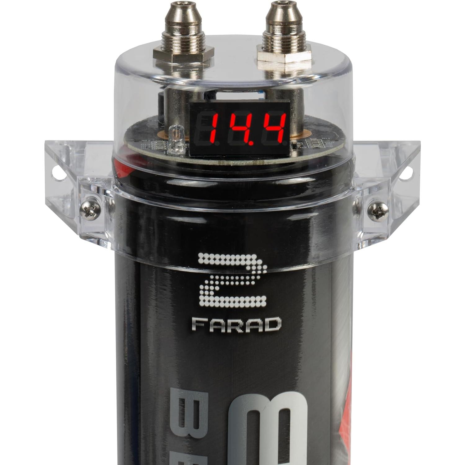 Capacitor de 2.0 Farad Belva BB2D con Pantalla Digital Roja