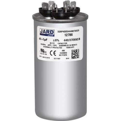 Capacitor Doble JARD 40+5uF 440VAC Reemplazo GE GENTEQ