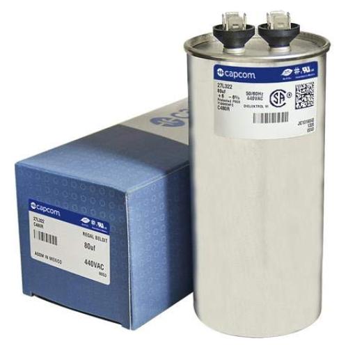 Capacitor Genteq 80 uF 440 VAC Reemplazo Universal