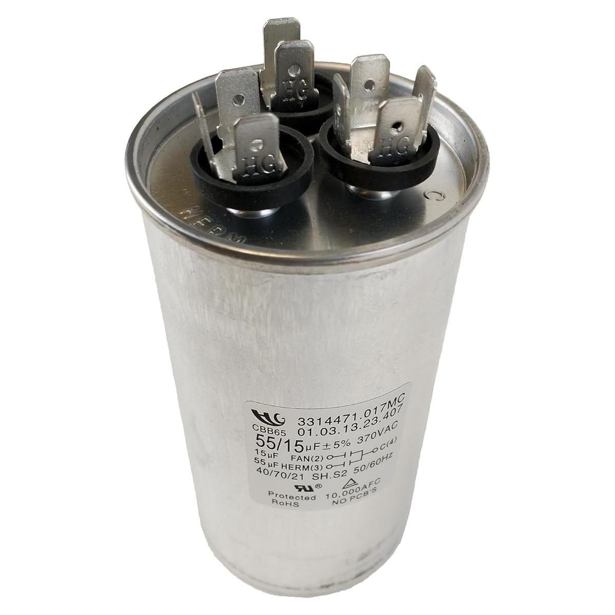 Capacitor Motor Aire Acondicionado Dometic 55/15 MFD 370V