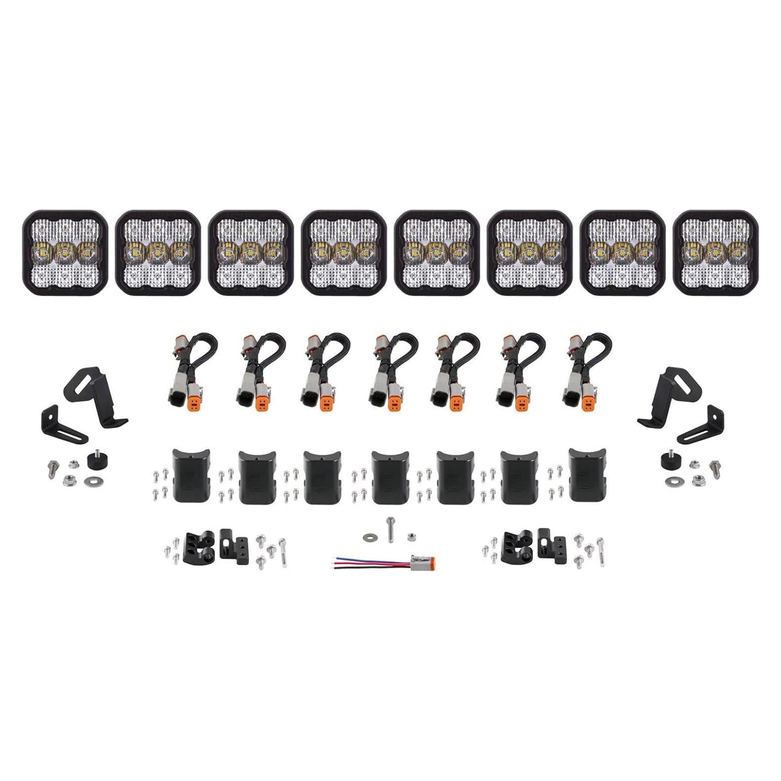 Kit de Barra de Luz LED Diode Dynamics Jeep JL SS5 0.91 kg