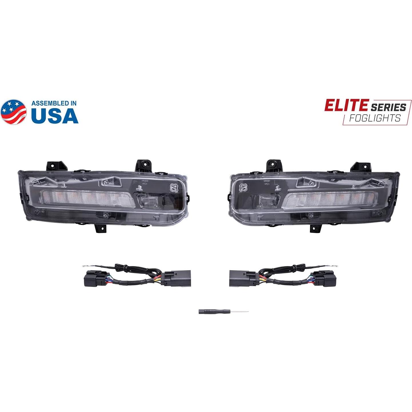 Lámpara de Niebla Diode Dynamics Elite Amarillo Ford Mustang 2018-2023