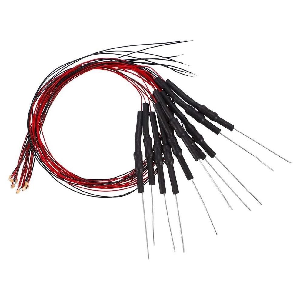 10 LEDs de montaje en superficie uxcell 0603 blanco cálido DC 6-18V