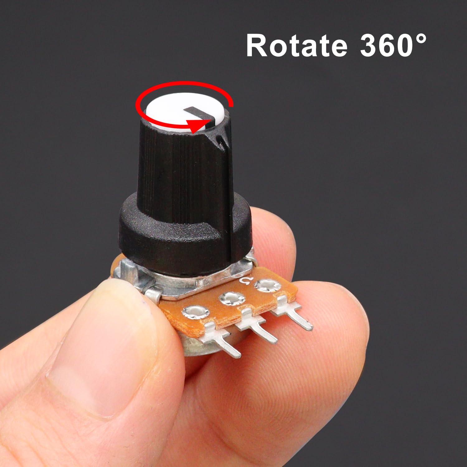 Kit de Potenciómetros Taiss 40PCS Tipo B 1K a 1M Ohm