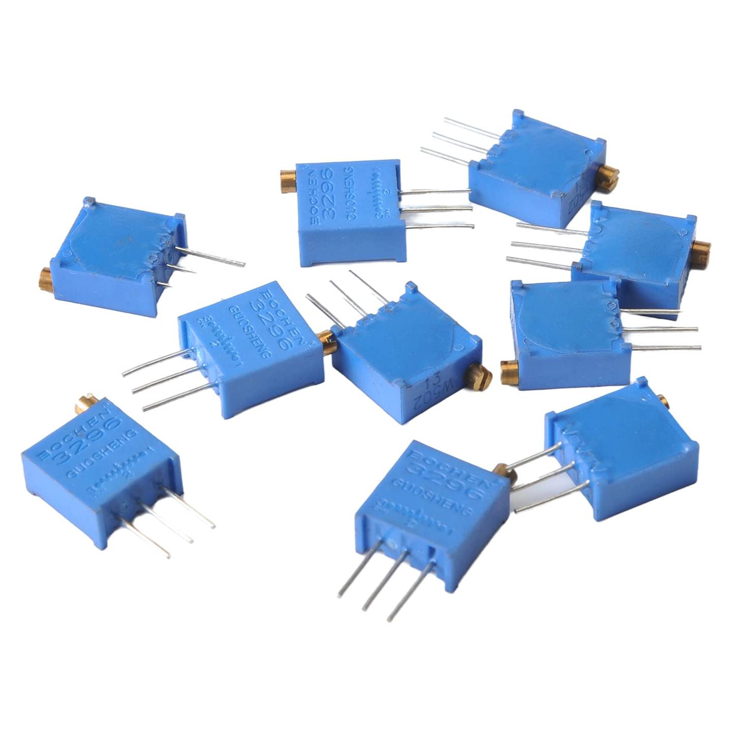 Potenciómetro Trimmer Fielect 5K Ohm 10 Pcs 3296W-1-502