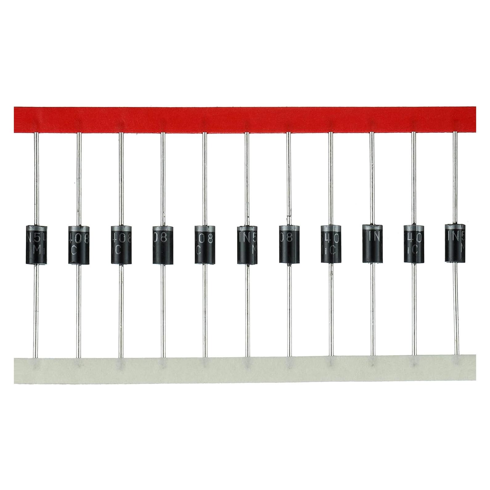 Diodo Rectificador BOJACK IN5408 3A 1000V Paquete de 50