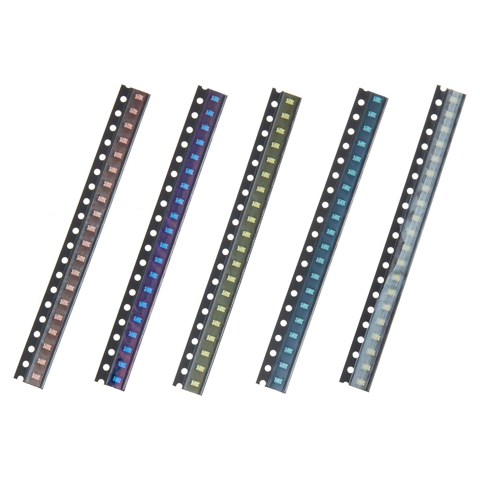 Kits 100 LEDs SMD 0805 Bridgold 5 Colores 20mA Alta Intensidad