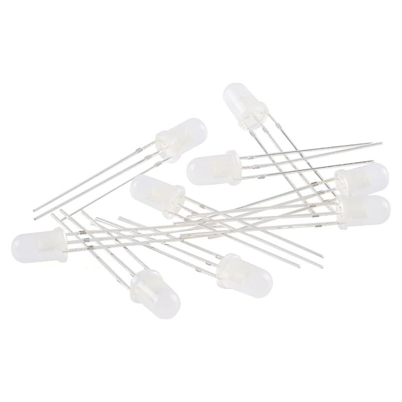 Kit 100 LEDs Bi-Color Difuso 5mm JESSINIE Rojo Verde