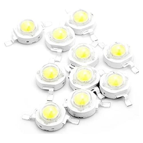 Chip LED Chanzon 10 Pcs 3W Blanco 6000K-6500K 280LM