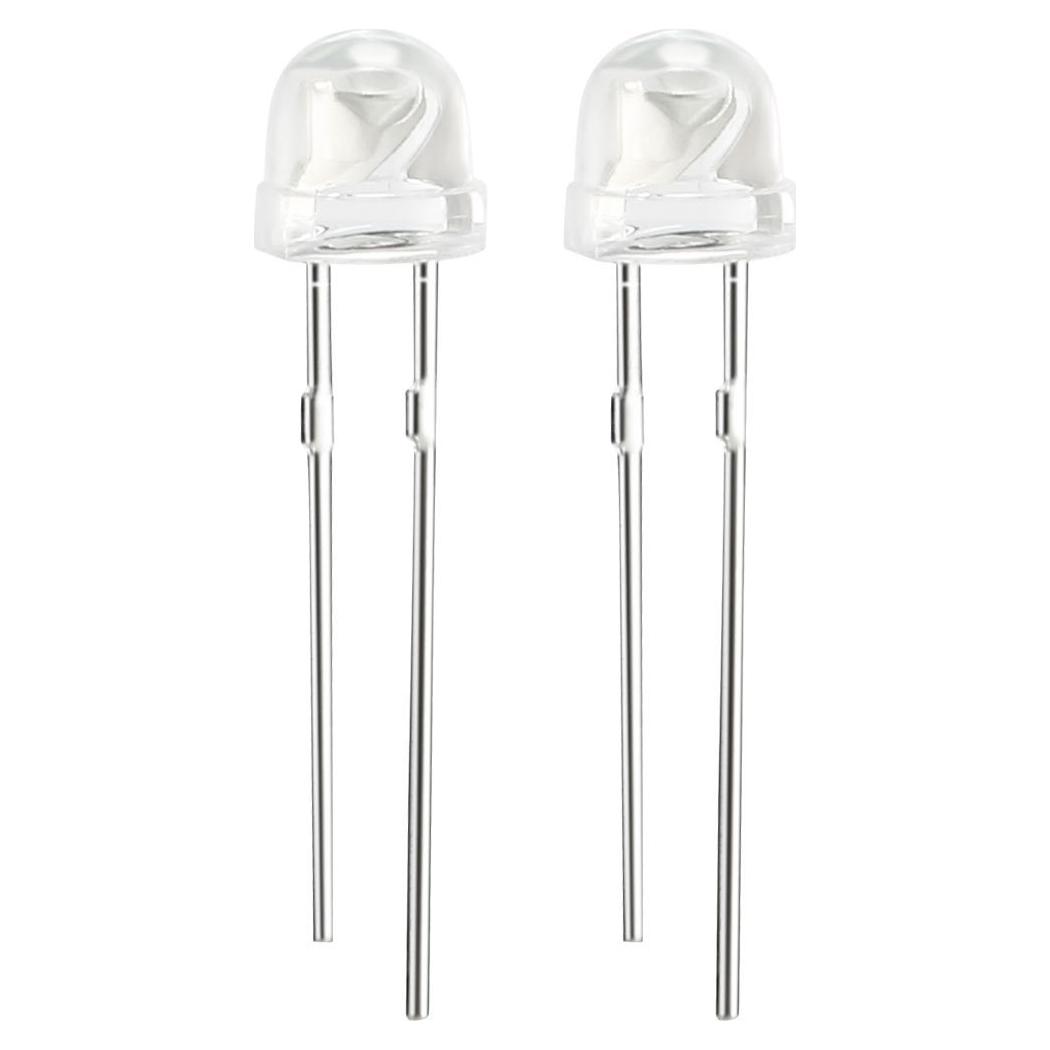 100 Diodos LED Amarillos 5mm uxcell para Electrónica