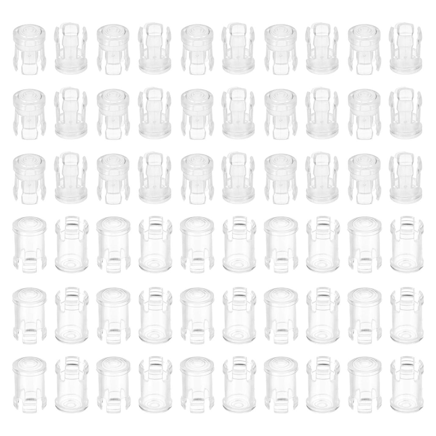 Soporte LED Transparente PATIKIL 3mm/5mm Paquete 60 Piezas