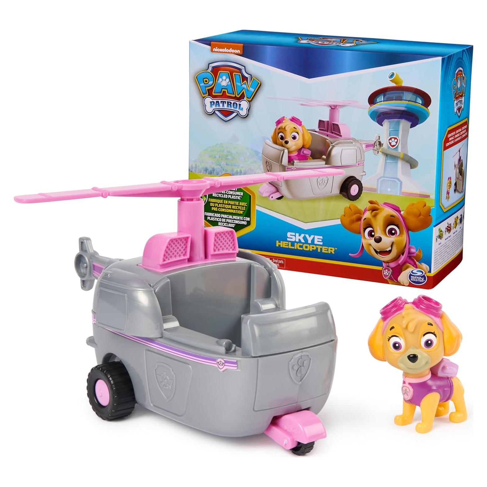 Helicóptero de Juguete Skye PAW Patrol con Figura 3 años+
