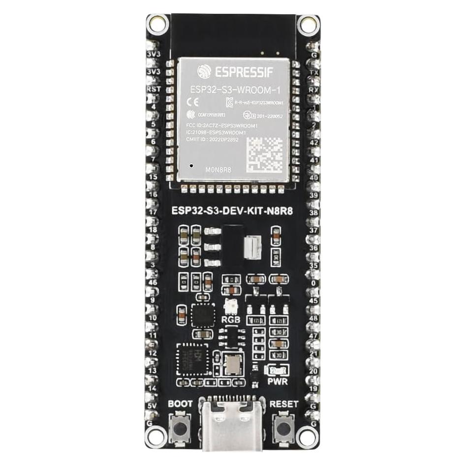Placa de Desarrollo Waveshare ESP32-S3 2.4GHz Wi-Fi USB-C