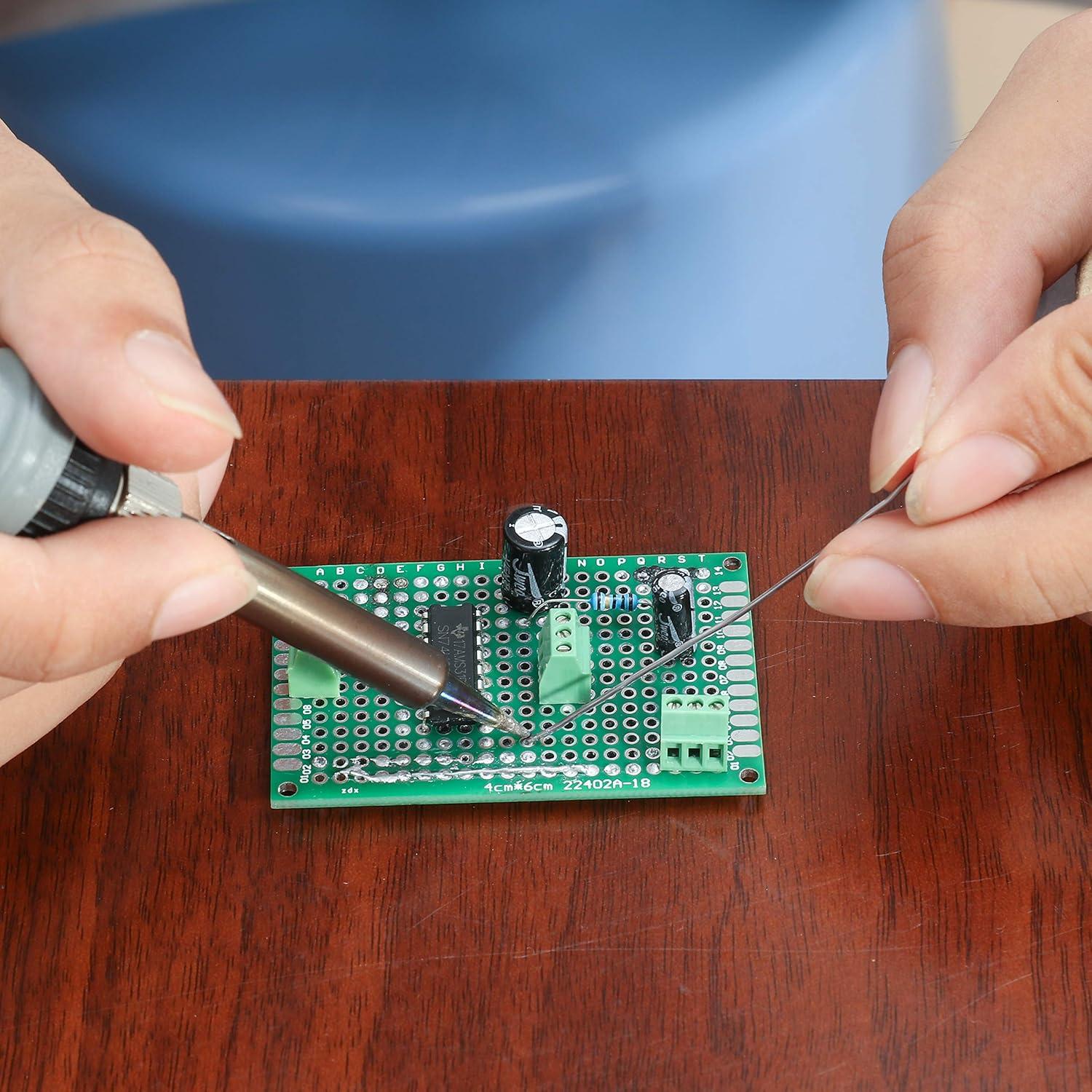 Kit de Tableros de Circuito PCB Deyue 40 Piezas 5 Tamaños