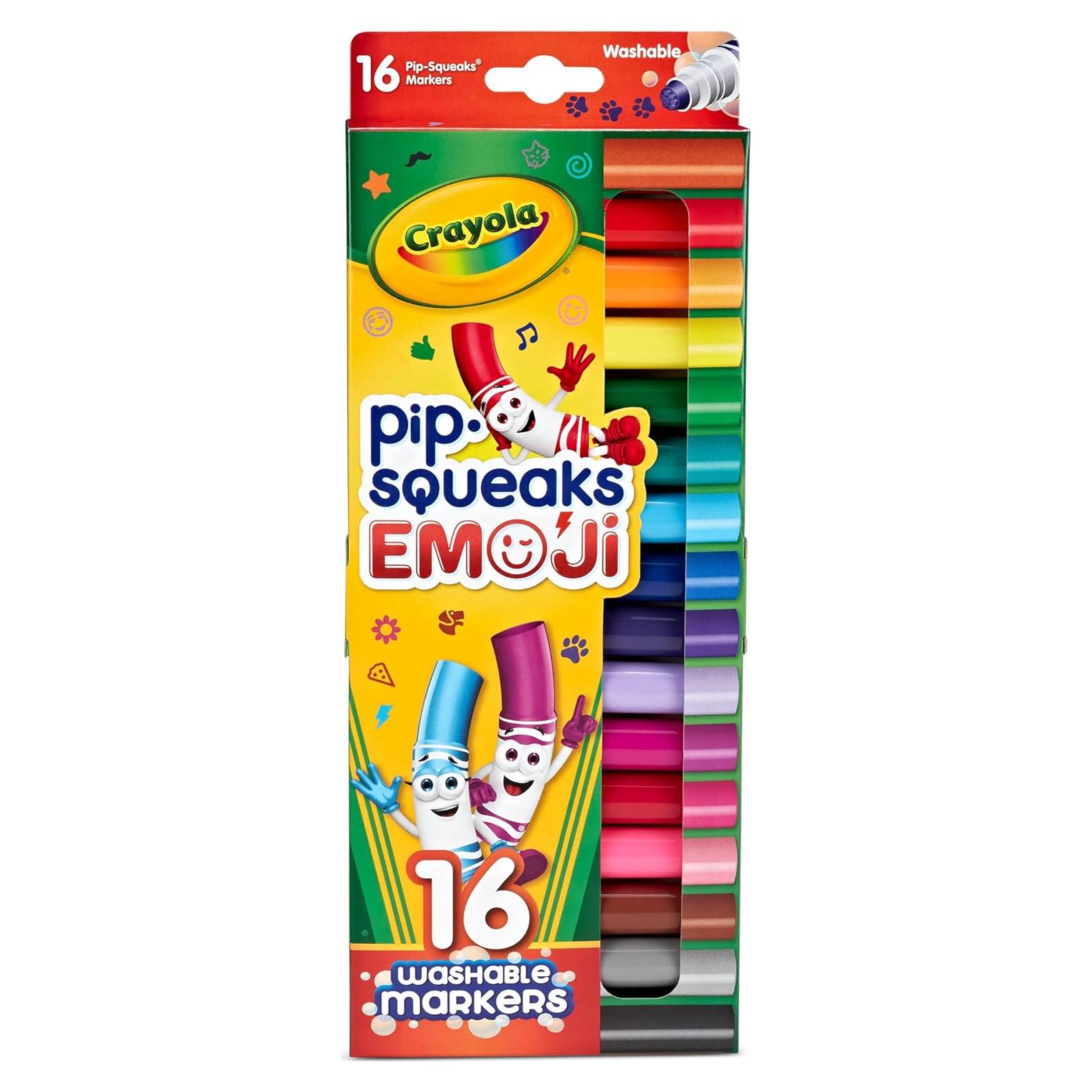 Marcadores Lavables Crayola Pip Squeaks 16 Colores para Niños