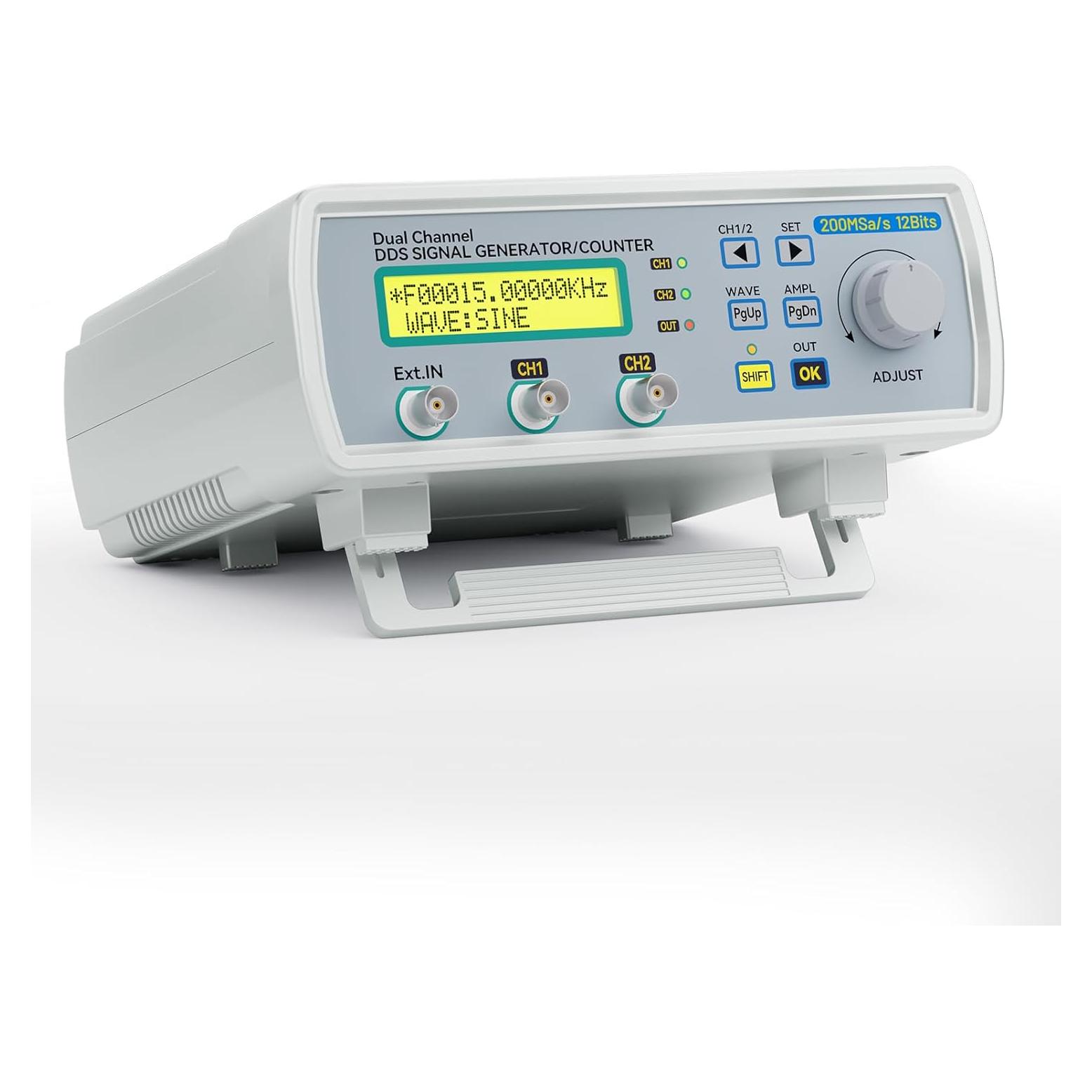 Generador de Señal Seesii 5200A Doble Canal 25MHz 200MSa/s