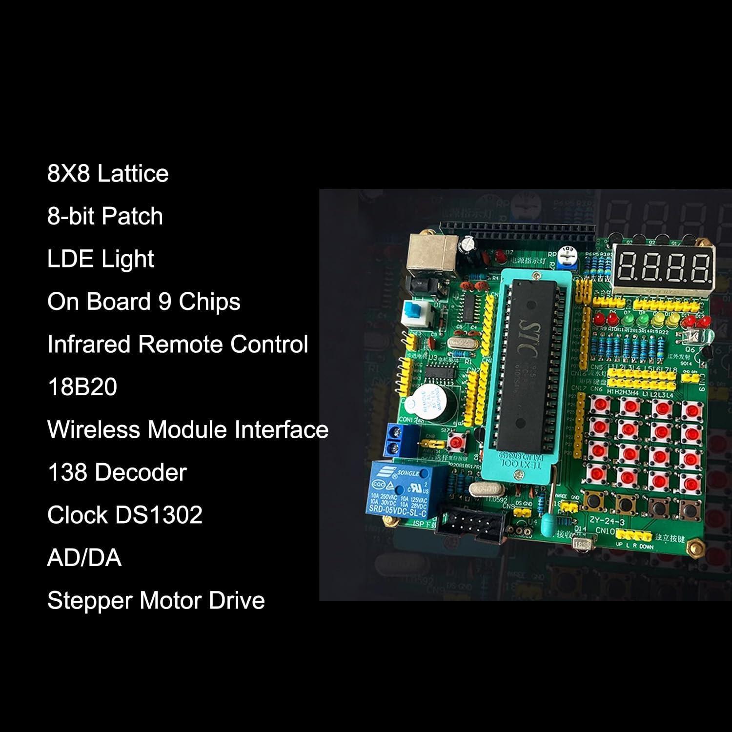 Kit de Inicio Básico HUAGZIMO 51/52 Placa de Demostración MCU