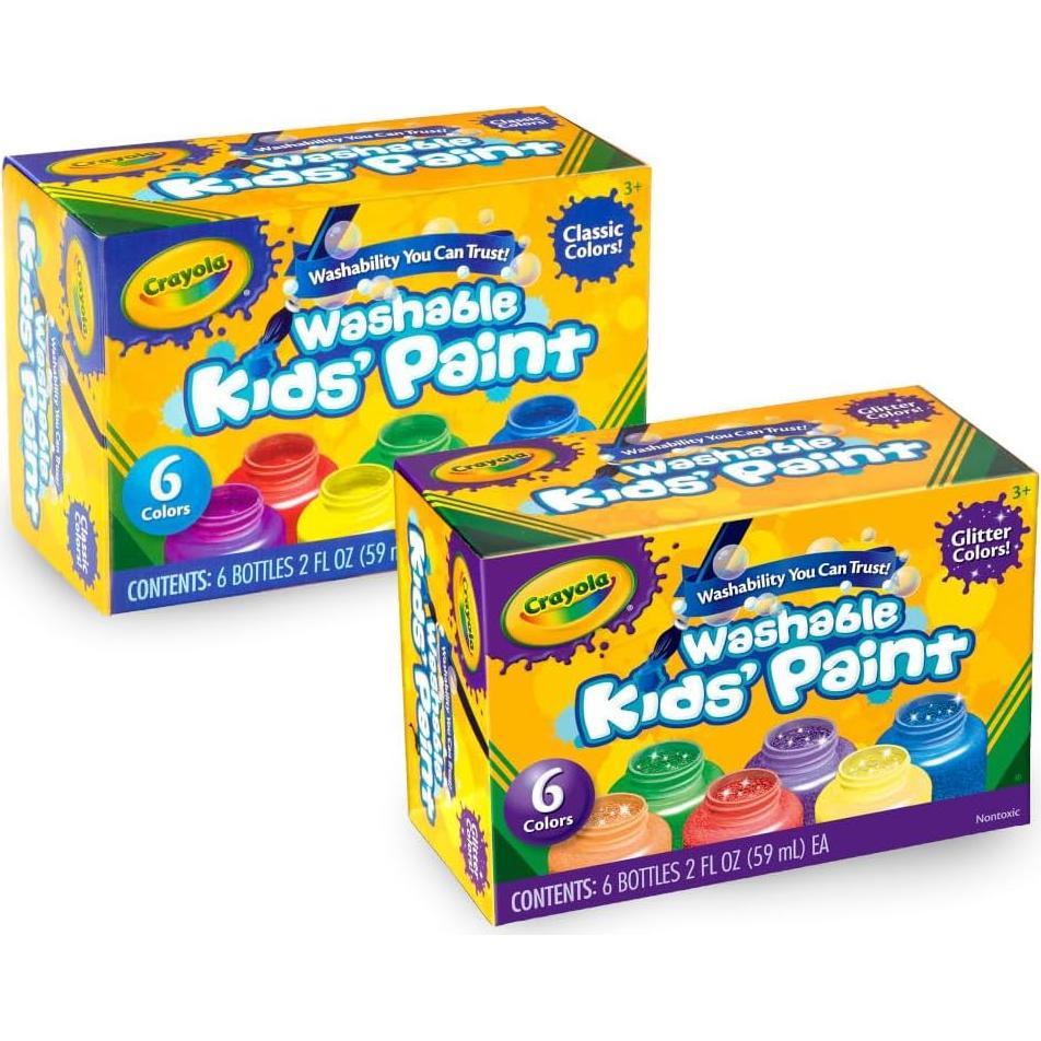 Juego de Pintura Lavable Crayola 12 Colores para Niños