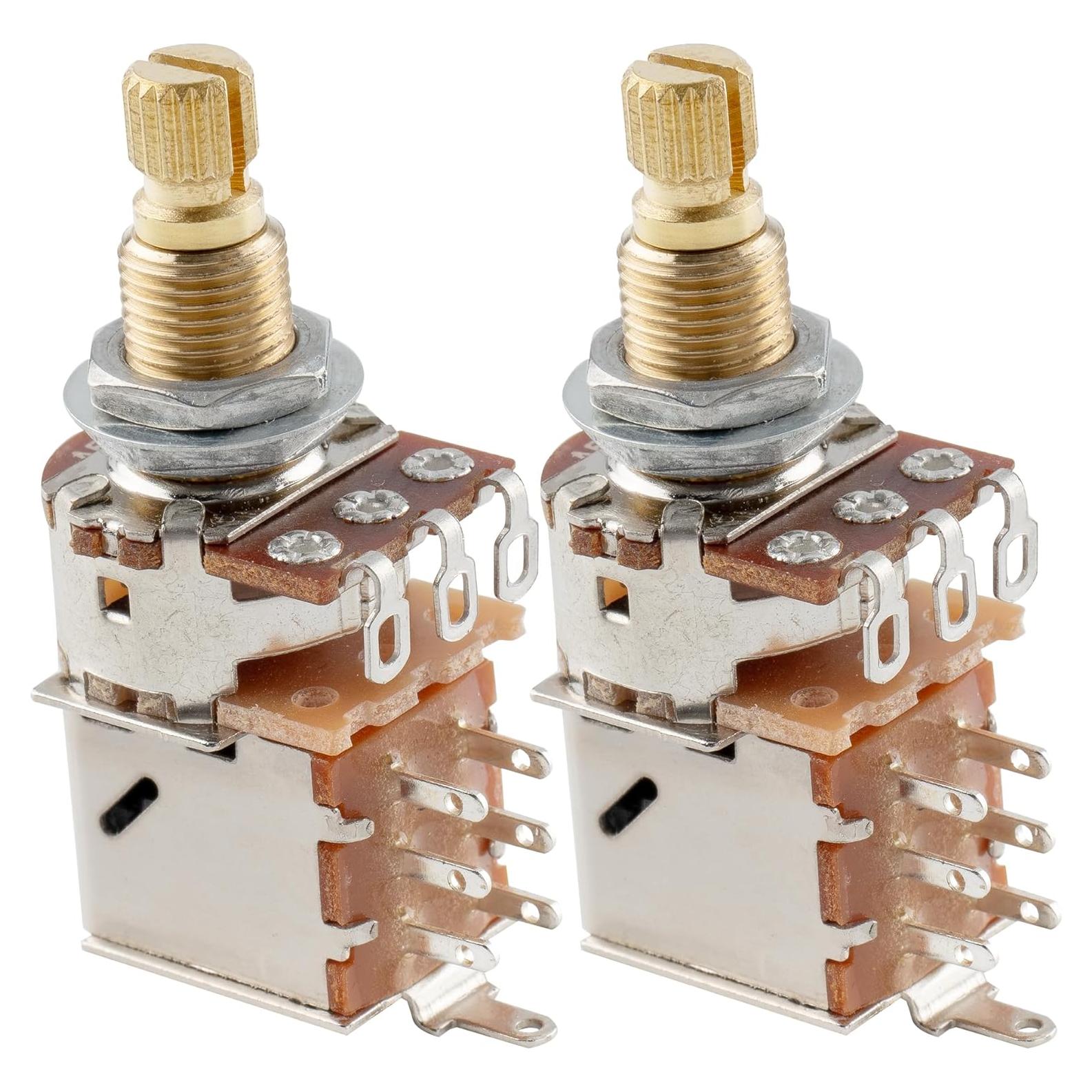 Potenciómetros Push/Pull Musiclily A500K para Guitarra Eléctrica (Juego de 2)