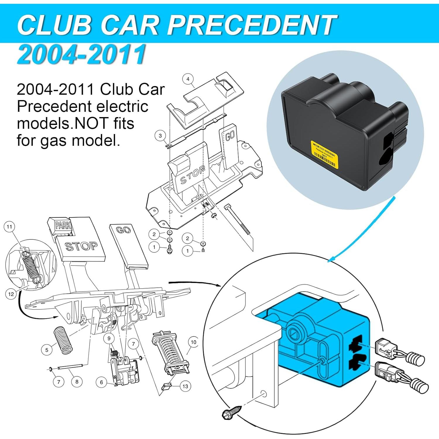 Potenciómetro de Acelerador ENEKERP MCOR 2 para Club Car Precedent 2004-2011