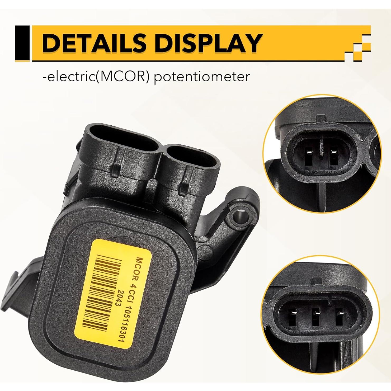 Potenciómetro de Acelerador MCOR 4 Gedlex para Carro de Golf