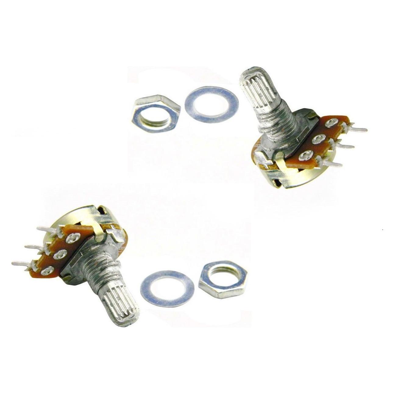 Juego de 2 Potenciómetros Rotativos 1K Ohm ProTechTrader