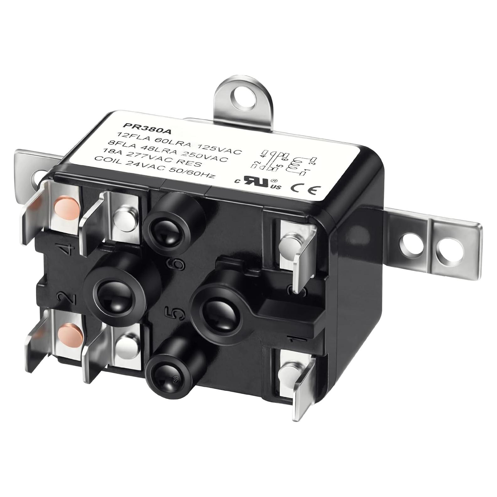 Relé de Ventilador Dreyoo 24V SPST 2 Paquete Compatible HVAC