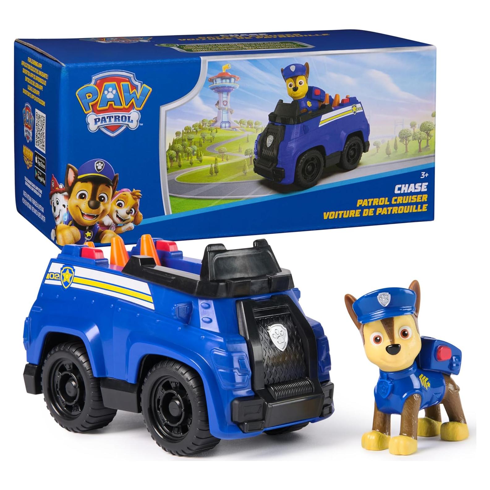 Coche de Juguete PAW Patrol Chase con Figura Coleccionable