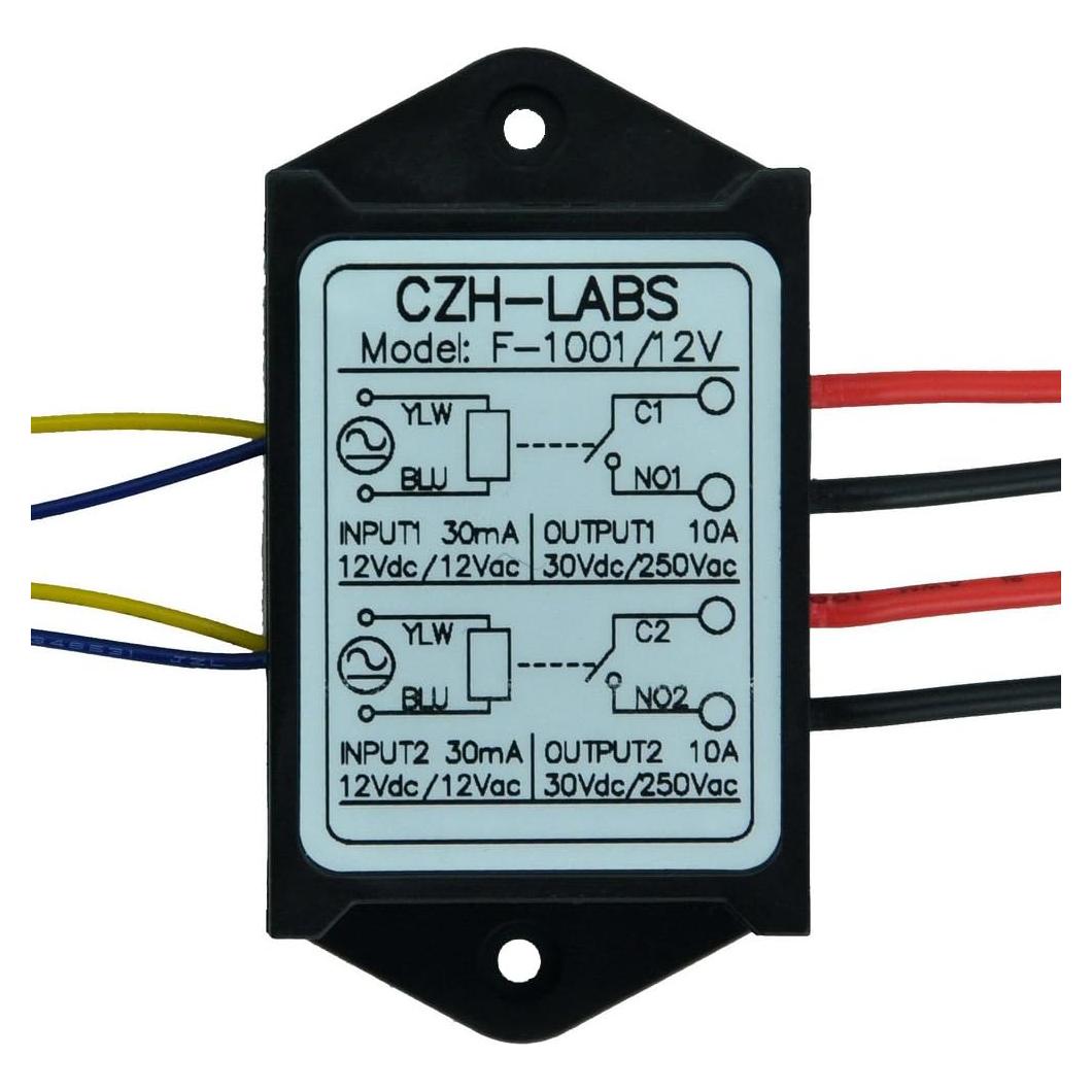 Módulo Relé Doble SPST-NO 10A CZH-LABS 12V