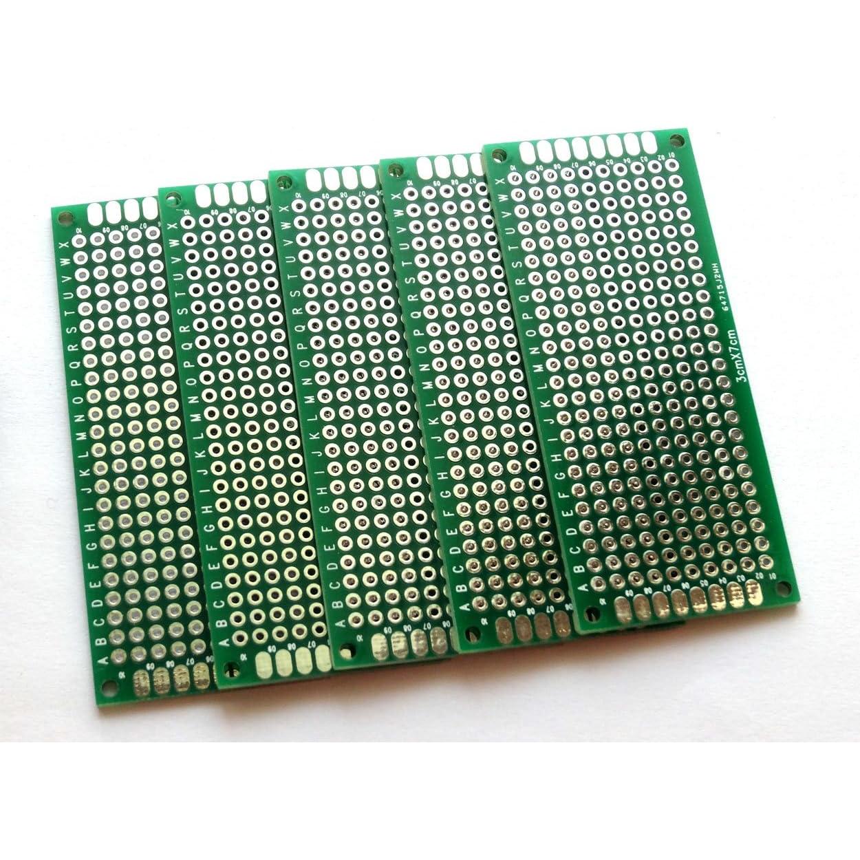 Placa de Circuito Impreso Doble Cara Penta Angel 10pcs 3x7cm