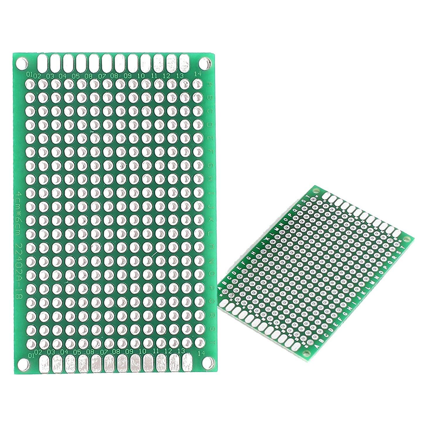 Placa de Circuito Impreso Doble Cara Lantee 50 Pcs 4x6cm