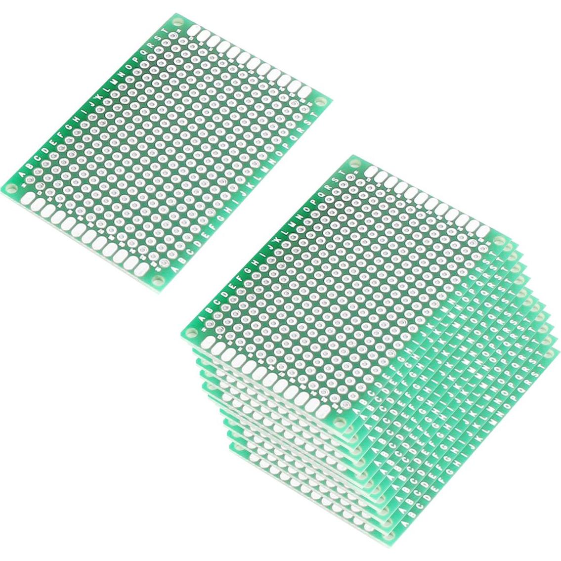 Placa de Circuito Impreso Doble Cara Lantee 50 Pcs 4x6cm